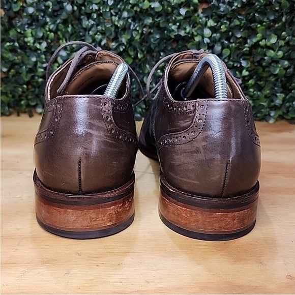 Cole Haan Men's Wingtip Oxford Leather Brown Special Occasion Shoes Size 11.5 - Picture 4 of 7